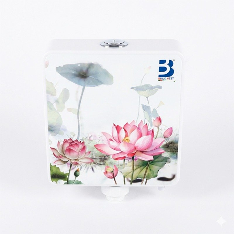 3D Flush Tank - Lily - Double Push