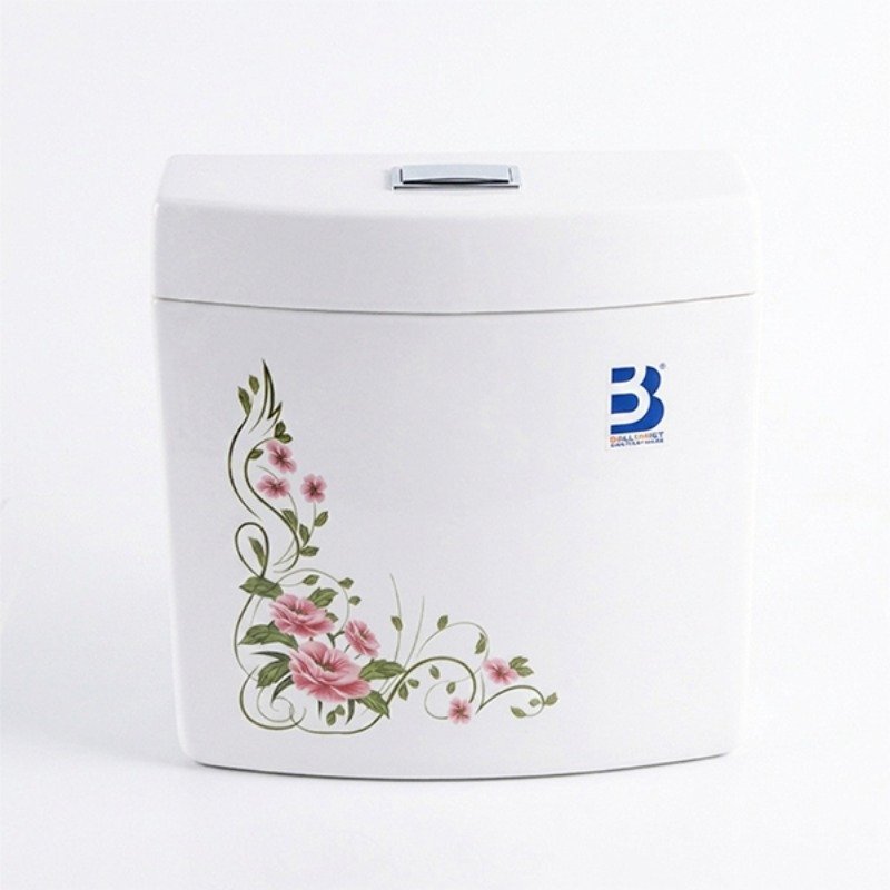 King Flush Tank- Rose - Single Push