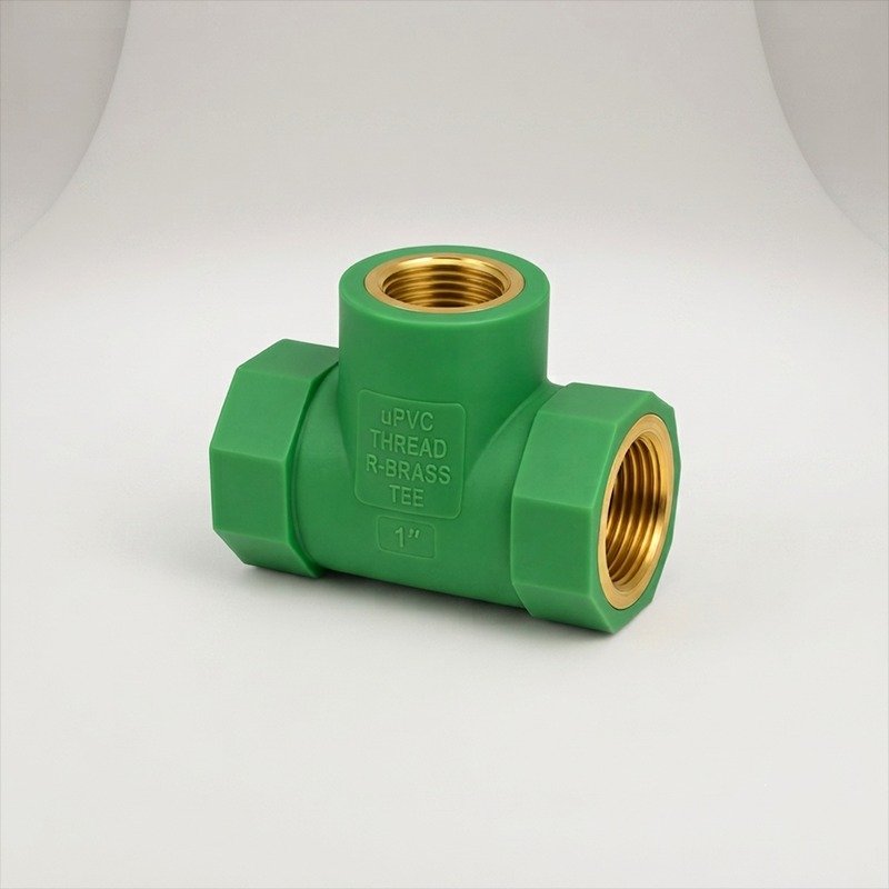 uPVC Thread R-Brass Tee